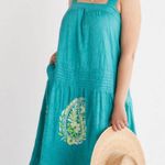 Anthropologie NWT $265  Felicity Embroidered Maxi Pullover w/ Pockets Dress S Photo 0