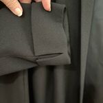 Peter Nygard Black Crepe Women's Dress Jacket Flowy Blazer Wrap Sz 10 Photo 2