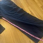 Faherty  Navy Blue Linen Wide Leg Cropped Pants Sz XL Photo 3