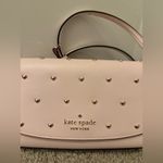 Kate Spade Staci Studded Hearts Valentines Small Flap Crossbody Purse Bag Photo 2
