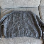 United Colors Of Benetton Scoop neck grey United colors of benneton cropped sweater Photo 3