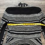 Rebecca Taylor  Blazer Fringe Hem Black Lamb Trim Peplum Jacket Striped 4 Photo 12