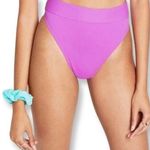 Stoney Clover Lane Stoney Clover LN High Waisted Bikini Bottom Women's Size XS Purple Swimsuit Photo 0