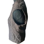 Erin London Brown Ruched Zip Vest – Chic Layering Photo 3