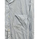 Abercrombie & Fitch  Womens Blue White‎ Striped Cotton Oversized Shirt S Photo 2