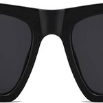 Oversized Square Cateye Polarized Sunglasses for Women Men Big Trendy Sunnies  Photo 0