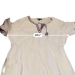 Lane Bryant  Boho White & Purple Embroidered Tassel Midi‎ Dress Sz 26 NEW Photo 10