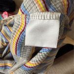 Modcloth Women's M Collared Striped Skater Dress Knee Length Casual Photo 5