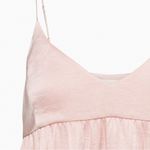 Aritzia NWOT Wilfred Babydoll Lover Satin Camisole Cropped Photo 3