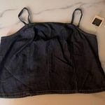 a.n.a  Demin Crop Top Photo 0