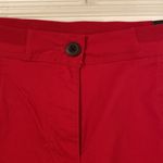 kim rogers  Comfort Waist Crop Pants size 12 brand new color red two front pocket Photo 5