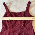 Urban Outfitters  Hallie‎ Embroidered Floral Square Neck Button Mini Dress Size 8 Photo 5