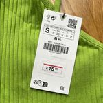 ZARA  Green Ribbed Cut-Out Bodysuit Photo 4