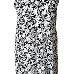 Lands' End Lands’ End Maxi Dress T-shirt Sleeveless Cotton Floral Women’s LP- 14/16 Petite Photo 0