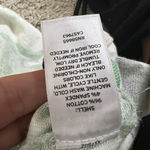 Open Edit NWT Camo Crop Top Muscle LARGE  Green Pink Strong Shoulder Abstract Photo 9