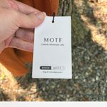 MOTF Vibrant Orange Knit Dress Photo 5