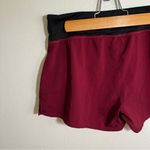 Reebok Running Short Colorblock Maroon Black Photo 5