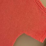 Chico's Chico’s Linen Open‎ Knit Short Dolman Sleeve Sweater orange size 2 Photo 4