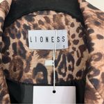 LIONESS NWT Palermo Leopard Print Blazer Size Small Photo 2