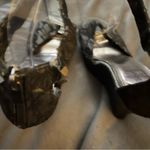 Bamboo  Floral black lace Wedge Sandals size 10 Photo 3