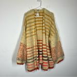 Free People NWT Rainbow Fuzz Cardi Cardigan Size Large Photo 4