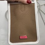 Kate Spade Sam Canvas Satchel Blazer Brown White Leather Trim Shoulder Bag Purse Photo 8