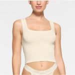 SKIMS Waffle Hoodie and Cotton Rib Tank Set Photo 8