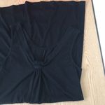 None Womens Knot Front Dress Stretchy Soft Liteweight Comfy Black Size Small/Medium Photo 4