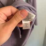 Torrid Ribbed Square Neck Bodysuit Lavender Purple Long Sleeve Photo 10