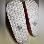 SO  Rainbow Tie Dye Slip-On Sandals Size 9 EUC Photo 5