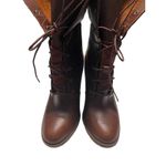 Timberland  Womens Stratham Heights Brown Leather Fold Down Waterproof Boots 9.5 Photo 2
