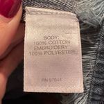 J.Jill Embroidered Sleeveless Floral Malibu Denim Knee Length Dress Medium Blue Photo 5