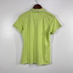 Peter Millar  Women's Golf Performance Polo Shirt Lime Green Short Sleeve Medium Photo 2