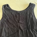 Idyllwind  Black Floral Embroidered Fringe Tank Top XS Photo 2