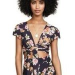 Flynn Skye  'That's a Wrap' black tie waist crop SS T size small Photo 4