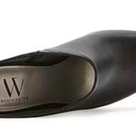 Worthington Size 7 Black and Gold Mules with Architectural Heel New With Tags Photo 6