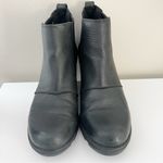Sorel Joan of Arctic Chelsea Wedge Boot Waterproof Black Leather Size 9 Photo 3