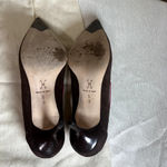 Cole Haan  Collection Brown suede shoes heels pink tassels womens sz 5 Italy Photo 7