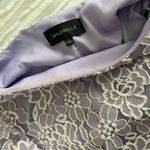 Majorelle Purple Lace Mini Dress Photo 4