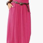 ALASTER QUEEN Pink Strapless Maxi Dress with Pockets XL NWT Photo 0