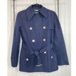 Ralph Lauren  Navy Double Breasted Pea Coat Long Sleeve Outdoor Winter Size S Photo 0