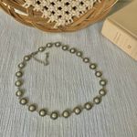 Scrollwork Silver Pearl Necklace Vintage “Vigil” Victorian Revival Classic Photo 10