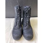 Timberland Women's Black Suede Leather Boots fold down/ Shoes Size 8 SKU 4916 Photo 1