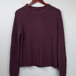 Quince Plum Knit sustainable, organic cotton Sweater Sz M Purple Size M Photo 1
