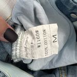 NWT Plaid & Plain High Waisted Denim Jean Shorts Women’s Size Medium Ruffle Waist Photo 5