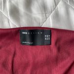 ASOS Red and Orange Tie-Dye Long Sleeve Chiffon Mini Dress Photo 6