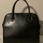 Salvatore Ferragamo Authentic Black Leather Gancini Satchel Handbag Shoulder Bag Photo 1