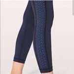 Lululemon NWOT  Color Me Quick Navy 7/8 Tight Legging SZ. 4 NWOT Photo 3