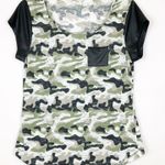 Derek Heart Y2K Vintage Camouflage Top Juniors Large Photo 0