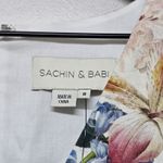 Sachin + Babi Dolce Dress Sz 8 Antico Botanico Floral Puff Sleeve Fit & Flare Photo 3